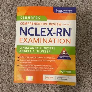 Saunders 8th Edition NCLEX RN Exam Review Book